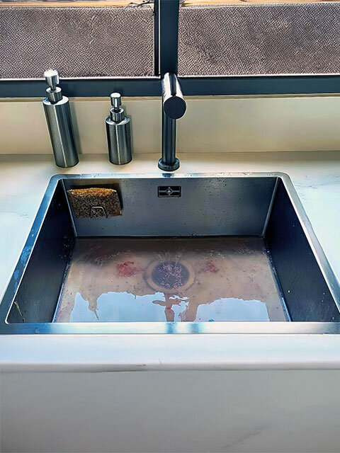Blocked Sinks